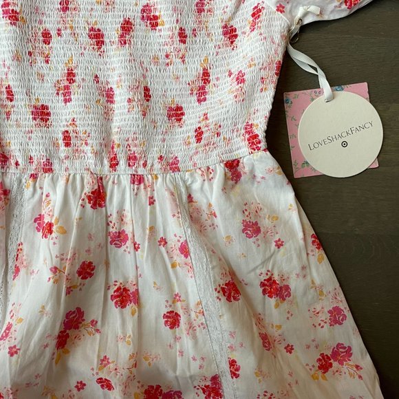 LoveShackFancy x Target "Cosette" long ruffle dress with lace trim. Size XS, NWT - Picture 4 of 7